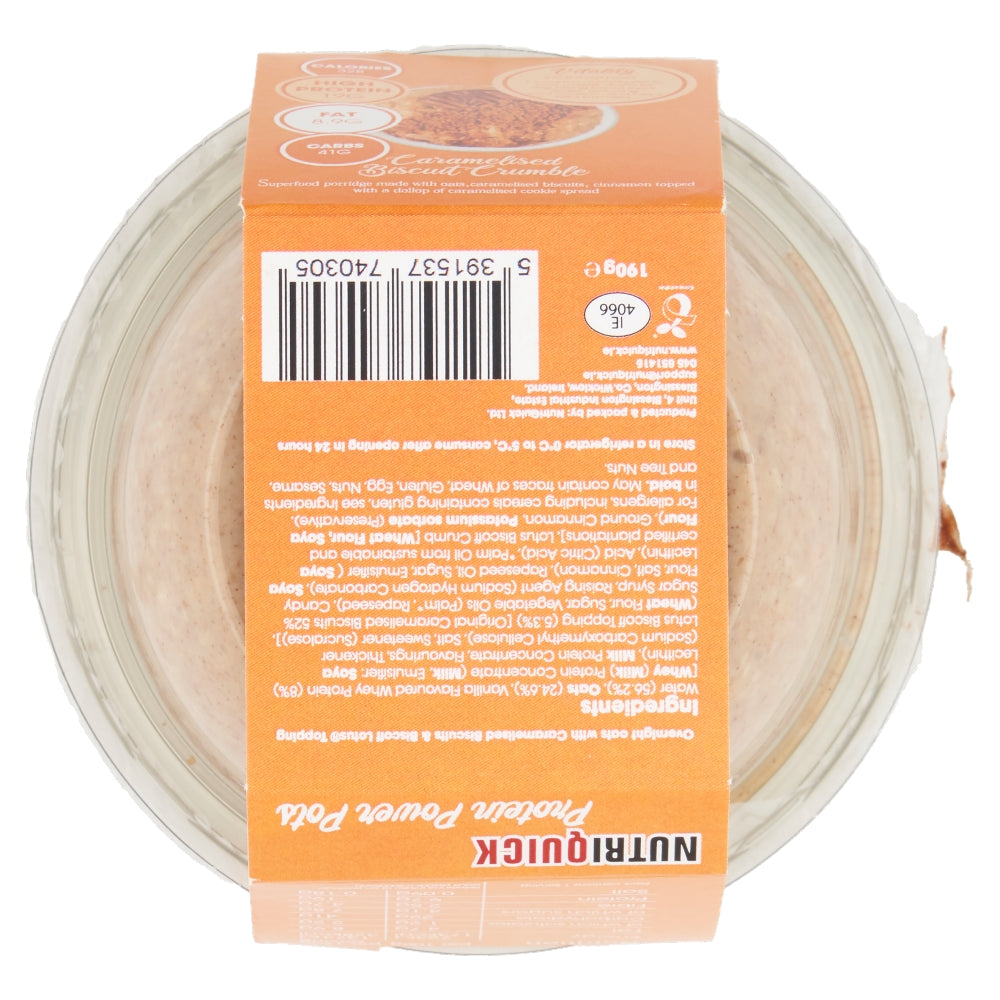 Caramelised Biscuit Crumble Protein Power Pots