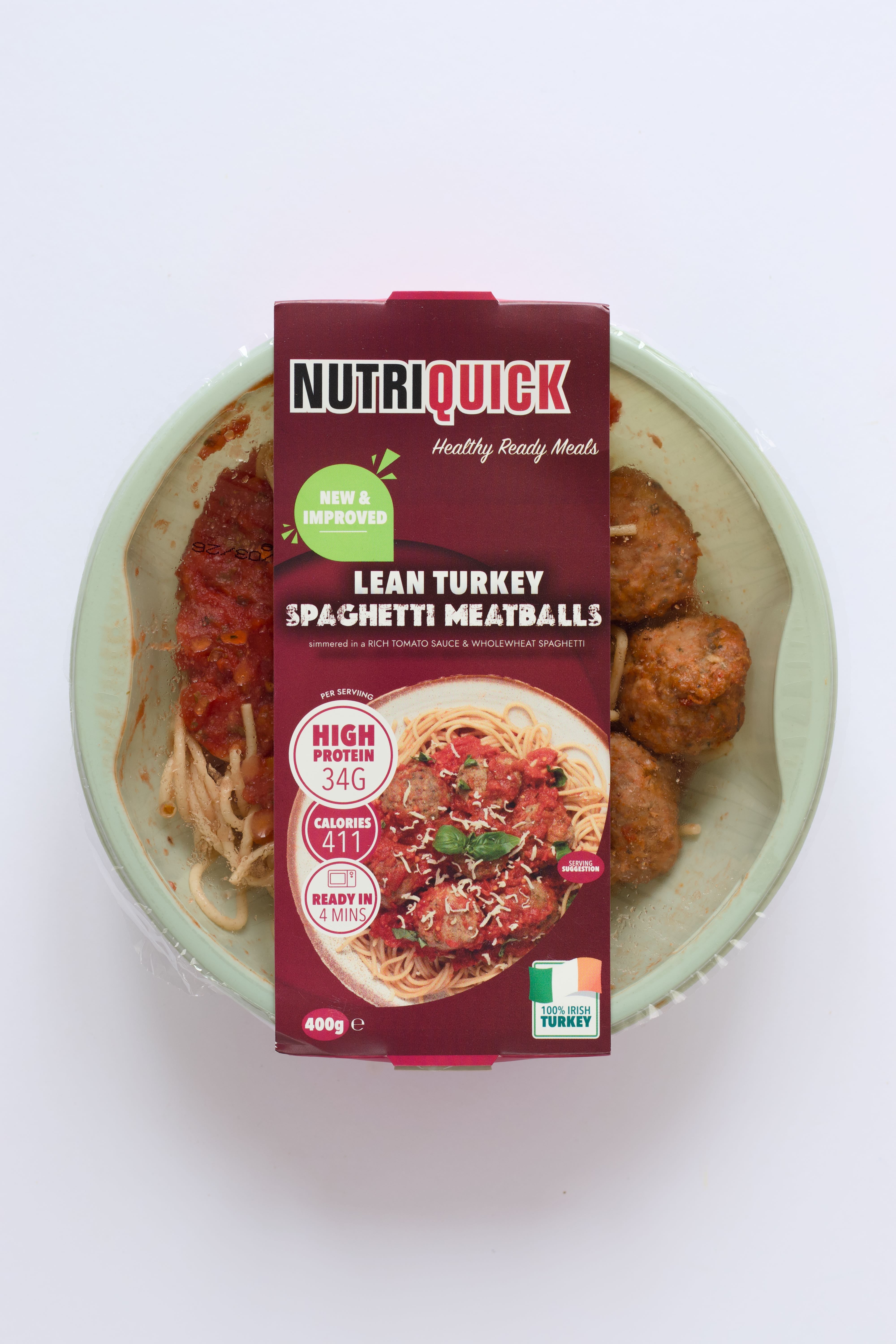 Lean Turkey Spaghetti Meatball