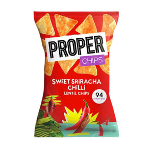 Proper Chips Sweet Sriracha Chilli Lentil Chips