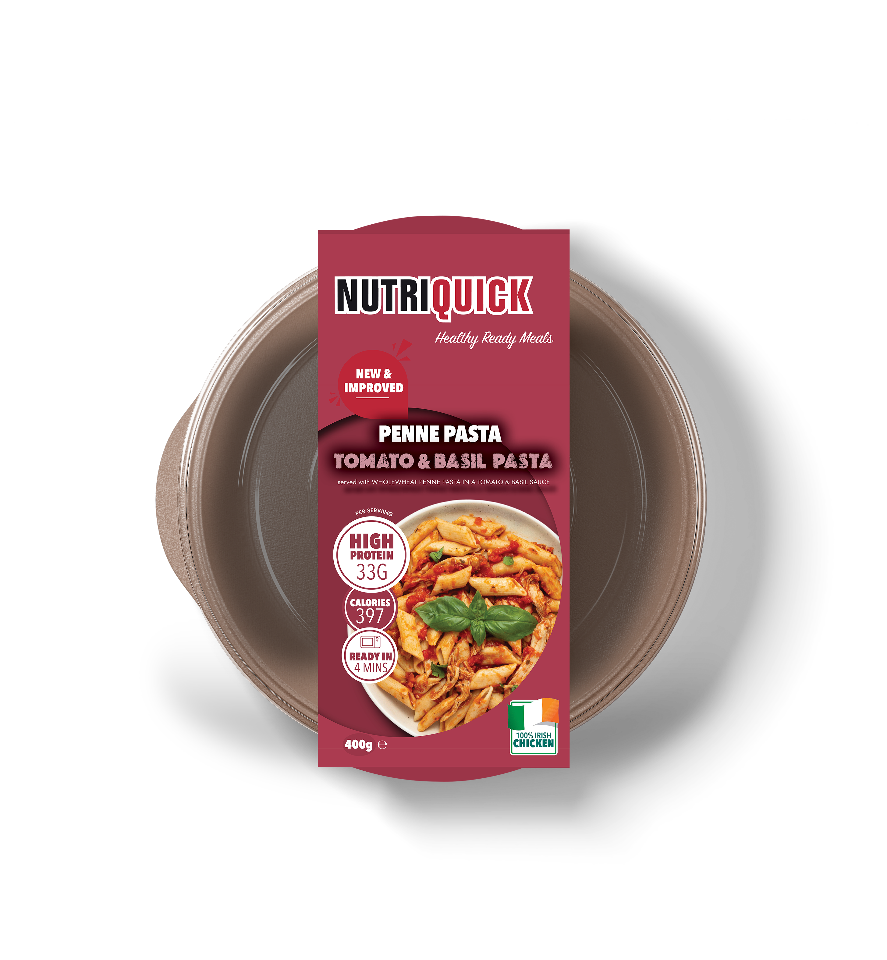 Pulled Chicken Tomato & Basil Pasta