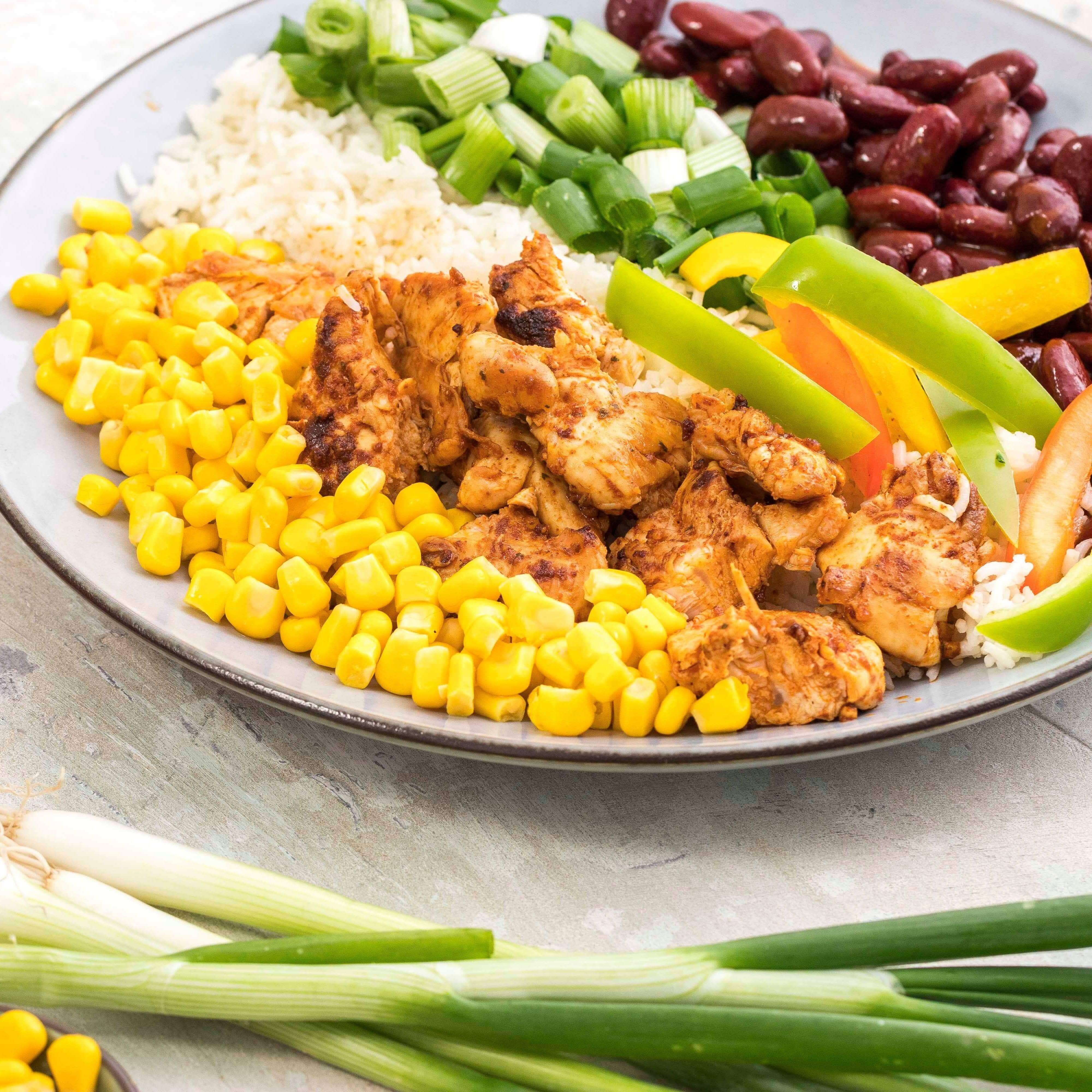 Shredded Chicken Burrito Bowl - NutriQuick